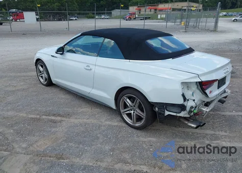 2018 Audi S5 3.0T Premium Plus z USA, uszkodzony, nr VIN WAU24GF50JN009209